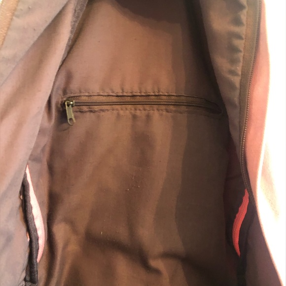 Pink Canvas Backpack - Picture 5 of 10